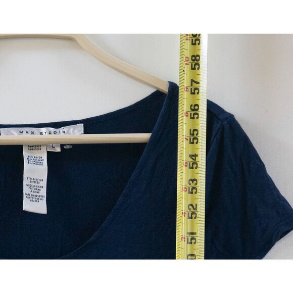 MAX EDITION WOMEN'S CASUAL NAVY BLUE DRESS SIZE LARGE‎ - Picture 7 of 9